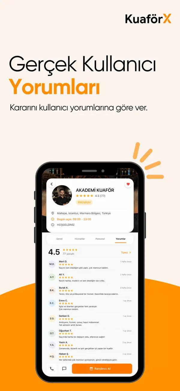 KuaförX ekran görüntüsü 3